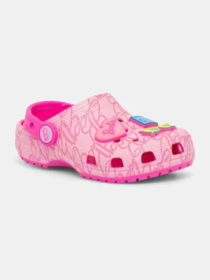 Crocs klapki dziecięce CROCS CLASSIC MATTEL PINK BARBIE CLOG