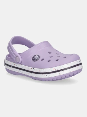 Crocs klapki dziecięce CROCS CROCBAND SPECKLED BAND CLOG