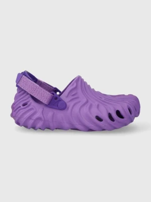 Zdjęcie produktu Crocs klapki dziecięce Salehe Bembury x The Pollex Clog kolor fioletowy