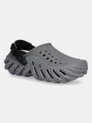 Crocs klapki Echo Crackle Clog kolor szary 211630