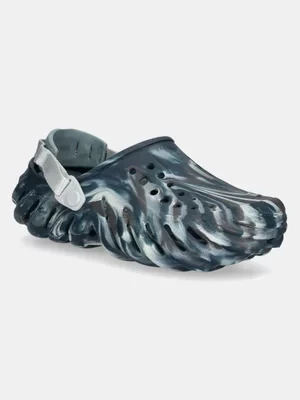 Crocs klapki Echo Marbled Clog męskie kolor niebieski 208454.0LE