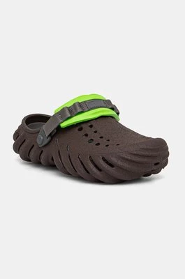 Crocs klapki Echo Sandstorm Clog męskie kolor brązowy 210482