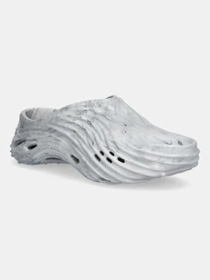 Crocs klapki Echo Watercolor Wave Clog męskie kolor szary 211811.066