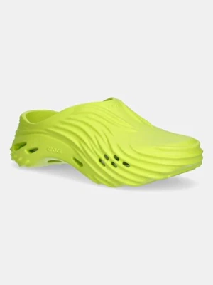 Crocs klapki Echo Wave Clog kolor zielony 210521