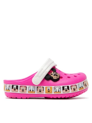 Crocs Klapki Fl Minnie Mouse Band 207720 Różowy