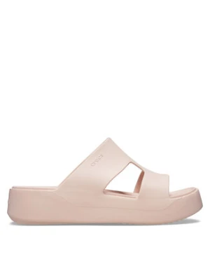 Crocs Klapki Getaway Platform H-Strap 209409 Écru Kremowy