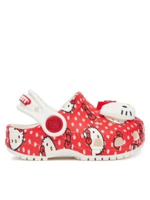 Crocs Klapki Hello Kitty Red Classic Clog T 210577 Kolorowy