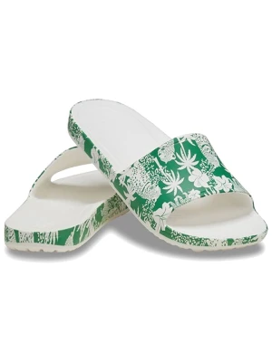 Crocs Klapki "Kadee" w kolorze zielono-białym rozmiar: 36/37