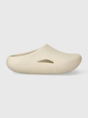 Crocs klapki mules Mellow Clog beżowy
