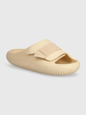 Crocs klapki Mellow Luxe Recovery Slide kolor beżowy 209413