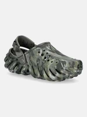 Crocs klapki mules męskie Echo Marbled Clog zielony
