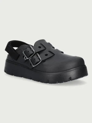 Crocs klapki na platformie damskie Loaferette Clog czarny
