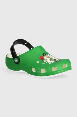 Crocs klapki Nba Boston Celtics Classic Clog damskie kolor zielony 209442