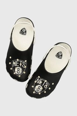Crocs klapki NBA Brooklyn Nets Classic Clog męskie kolor czarny 208651