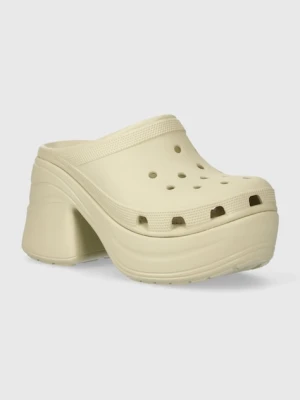 Crocs klapki Siren Clog beżowy