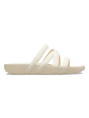 Crocs Klapki "Splash" w kolorze kremowym rozmiar: 34/35