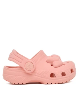 Crocs Klapki Toddler Classic Velvet Bow Clog 211887 Różowy