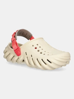 Crocs klapki X - (Echo) Clog damskie kolor beżowy 207937
