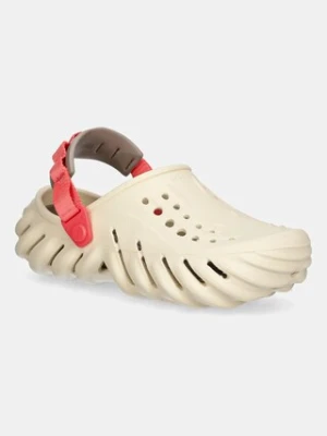 Crocs klapki X - (Echo) Clog damskie kolor beżowy 207937