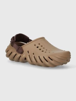 Crocs klapki X - (Echo) Clog kolor brązowy 207937