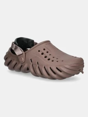 Crocs klapki X - (Echo) Clog kolor brązowy 207937