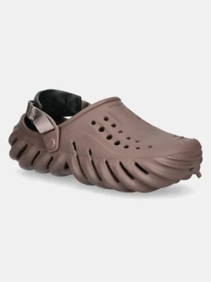 Crocs klapki X - (Echo) Clog kolor brązowy 207937