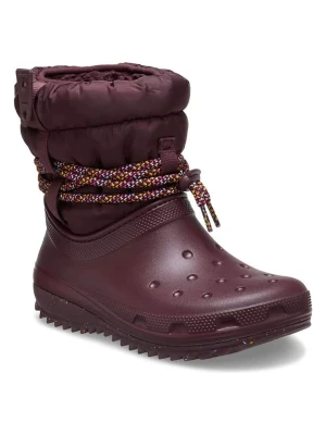 Crocs Kozaki zimowe "Classic Neo Puff Luxe" w kolorze fioletowym rozmiar: 36/37