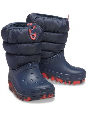 Crocs Kozaki zimowe "Classic Neo Puff" w kolorze granatowym rozmiar: 20/21