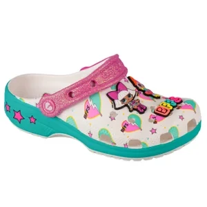 Crocs LOL Surprise BFF Girls Classic Clog 209466-100, Dla dziewczynki, Białe, klapki, syntetyk, rozmiar: 32/33