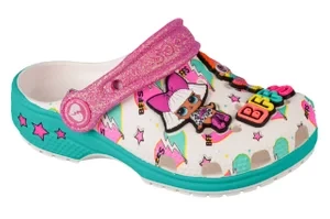 Crocs LOL Surprise BFF Kids Classic Clog 209472-100, Dla dziewczynki, Białe, klapki, syntetyk, rozmiar: 20/21