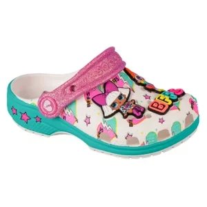 Crocs LOL Surprise BFF Kids Classic Clog 209472-100, Dla dziewczynki, Białe, klapki, syntetyk, rozmiar: 20/21