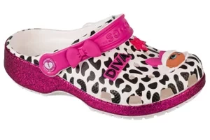 Crocs LOL Surprise Diva Girls Classic Clog 209465-100, Dla dziewczynki, Białe, klapki, syntetyk, rozmiar: 29/30