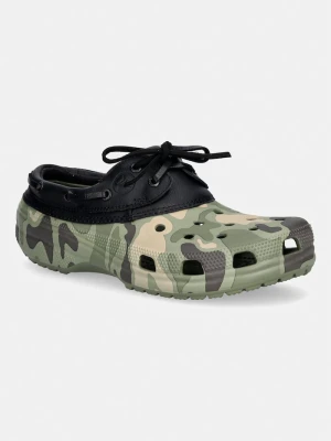 Crocs mokasyny męskie Classic Duck Camo Boat Shoe zielony