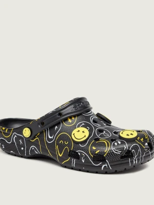 CROCS Mule 2w1 Classic Smiley czarny