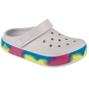 Crocs Off Court Glitter Band Kids Clog 209714-1FS, Dla dzieci, Białe, klapki, syntetyk, rozmiar: 28/29