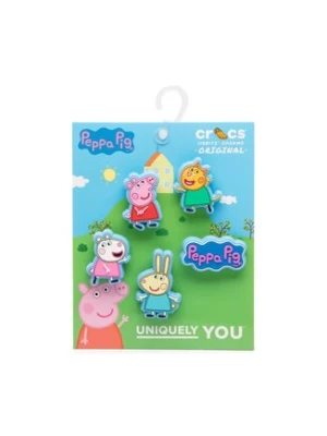 Crocs Ozdoba do butów Jibbitz Peppa Pig 5 Pack 10010006 Niebieski