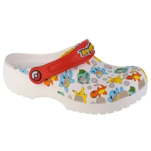 Crocs Pokemon Classic Kids Clog 207739-94S, Dla chłopca, Białe, klapki, syntetyk, rozmiar: 33/34