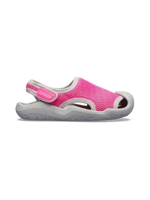 Crocs Półsandały "Swiftwater" w kolorze różowym rozmiar: 25/26