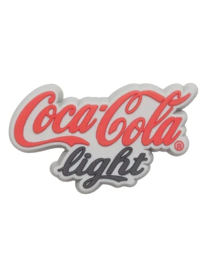 Crocs Przypinka "Coca-Cola Light Logo" w kolorze czarno-czerwonym na buty rozmiar: onesize