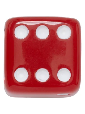 Crocs Przypinka "Dice" w kolorze czerwonym na buty rozmiar: onesize