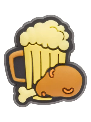 Crocs Przypinka w kolorze jasnobrązowo-żółtym na buty rozmiar: onesize