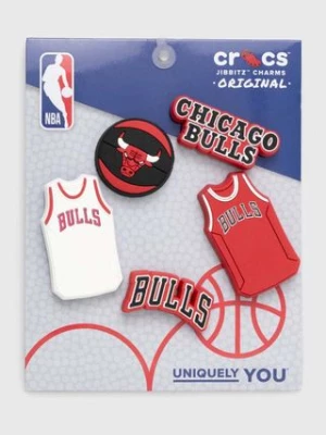 Crocs przypinki do obuwia JIBBITZ NBA Chicago Bulls 5-Pack 5-pack 10011280