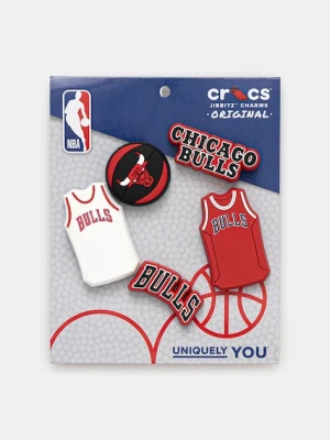 Crocs przypinki do obuwia JIBBITZ NBA Chicago Bulls 5-Pack 5-pack 10011280