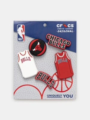 Crocs przypinki do obuwia JIBBITZ NBA Chicago Bulls 5-Pack 5-pack 10011280