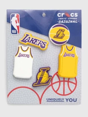 Crocs przypinki do obuwia JIBBITZ NBA Los Angeles Lakers 5-pack 10011275