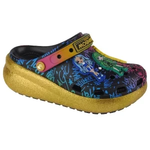 Crocs Rainbow High Cutie Crush Kids Clog 208116-90H, Dla dziewczynki, Wielokolorowe, klapki, syntetyk, rozmiar: 28/29