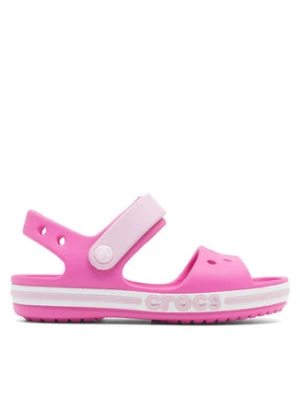 Crocs Sandały BAYABAND SANDAL K 205400-6QQ Różowy