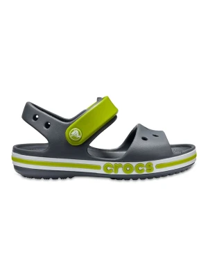 Crocs Sandały "Bayaband" w kolorze antracytowo-limonkowym rozmiar: 20/21
