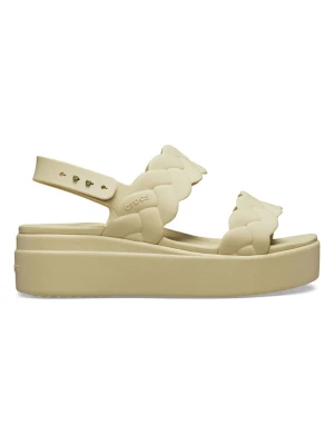 Crocs Sandały "Brooklyn" w kolorze beżowym rozmiar: 37/38