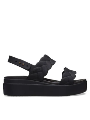 Crocs Sandały Brooklyn Woven Upper LW 209977 Czarny